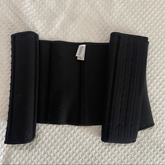 NEW Yianna Corset Waist Trainer Cincher Curvy Control Black Shaper - Picture 8 of 8